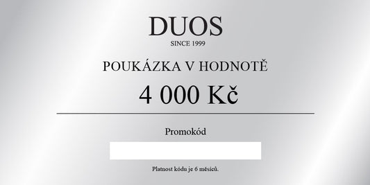 Digitální dárková poukázka 4000 Kč