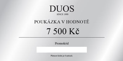 Digitální dárkový poukaz 7 500 Kč